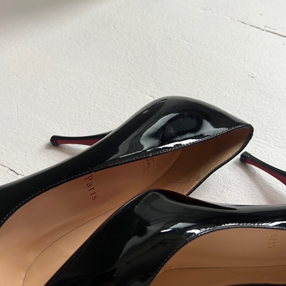 Christian Louboutin size 39 patent black leather - Picture 5 of 6